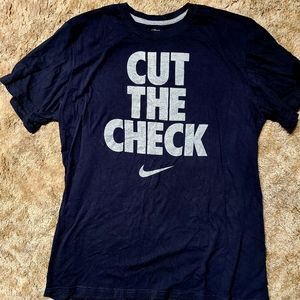 Nike "Cut the Check" t shirt